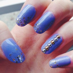 periwinkle nail art