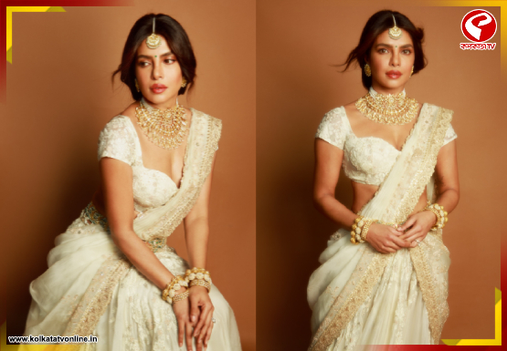 প্রিয়াঙ্কার ‘বারাণসী’ লুক দেখে মুগ্ধ নিক জোনাস