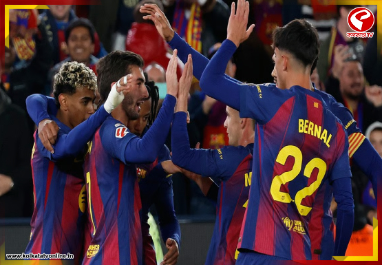 ঘরের মাঠে বড় জয় বার্সেলোনার!