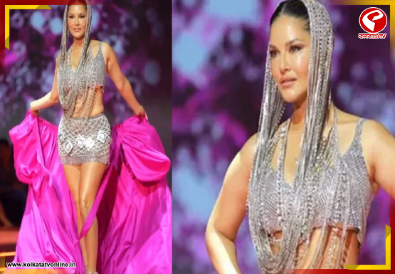 স্কার্ট খুলে ফেললেন সানি লিওন, বেরিয়ে এল কন্ডোম