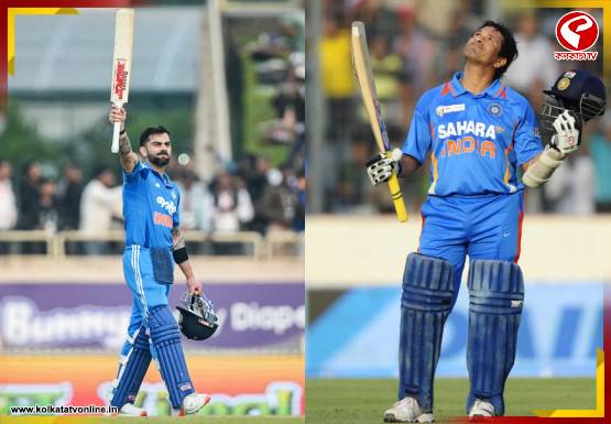 সেঞ্চুরি হাঁকিয়ে জোড়া নজির কোহলির, ছাপিয়ে গেলেন শচীনকেও!