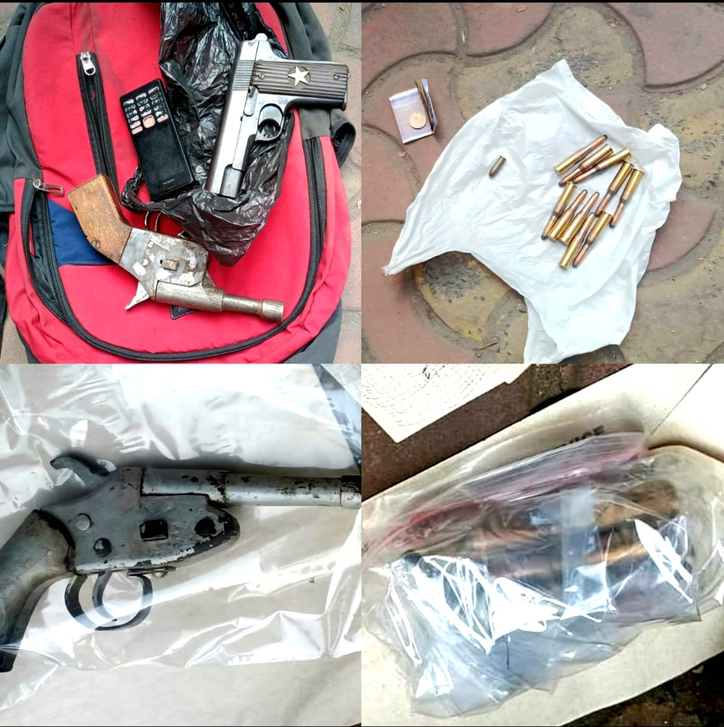 কলকাতার দুই প্রান্ত থেকে উদ্ধার বিপুল পরিমাণ অস্ত্র উদ্ধার