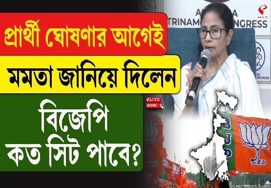 প্রার্থী ঘোষণার আগেই মমতা জানিয়ে দিলেন, বিজেপি কত সিট পাবে!