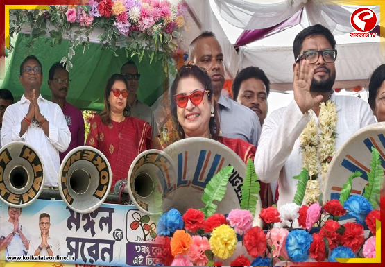 ঝাড়গ্রামে ম্যারাথন প্রচারে শতাব্দী রায়, কী বার্তা দিলেন সাংসদ?