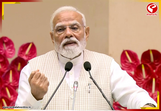 জাতির উদ্দেশে ভাষণ দিচ্ছেন প্রধানমন্ত্রী নরেন্দ্র মোদি