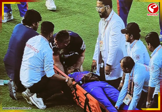 ক্যাচ নিতে গিয়ে মাথায় গুরুতর চোট পেলেন এনগিডি! নিয়ে যাওয়া হল হাসপাতালে
