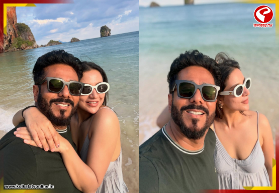 তাইল্যান্ডের সমুদ্রতটে শুভশ্রীর গালে চুম্বন রাজের, ছবি না দেখলেই মিস