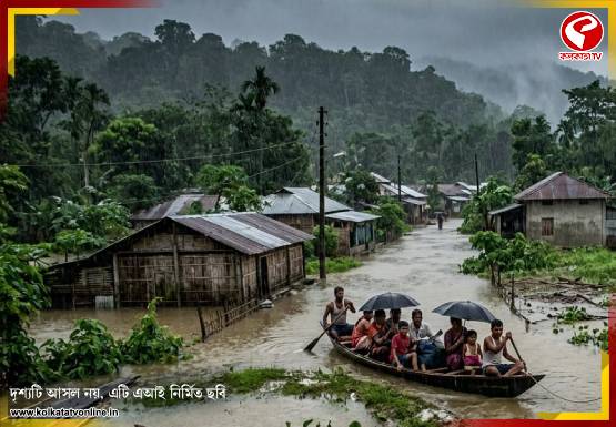 টানা বৃষ্টিতে বানভাসি ডুয়ার্স! বিপদসীমার কাছে বইছে একাধিক পাহাড়ি নদী! বন্যার আশঙ্কায় সতর্ক প্রশাসন