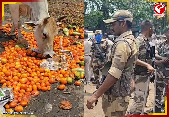 শিল্পনগরীর মার্কেটে দুষ্কৃতীদের তাণ্ডব! রাস্তায় ফেলে দেওয়া হলো সবজি, এখন কী অবস্থা?