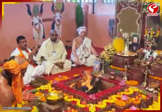 ইসকন মন্দিরে সাষ্টাঙ্গে প্রণাম শুভেন্দুর! গোমাতার পা ধুয়িয়ে পুজো মুখ্যমন্ত্রীর