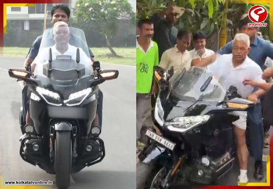 ৫৩ লাখের রাজকীয় বাইকে ‘দাবাং’ দিলীপ! প্রাতঃভ্রমণে অন্য মেজাজে রাজ্যের মন্ত্রী
