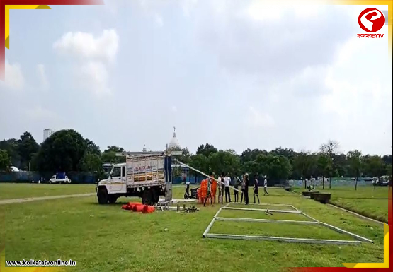আগামী ৯ মে নয়া মুখ্যমন্ত্রীর শপথ ঘিরে সেজে উঠেছে ব্রিগেড, জোর প্রস্তুতি