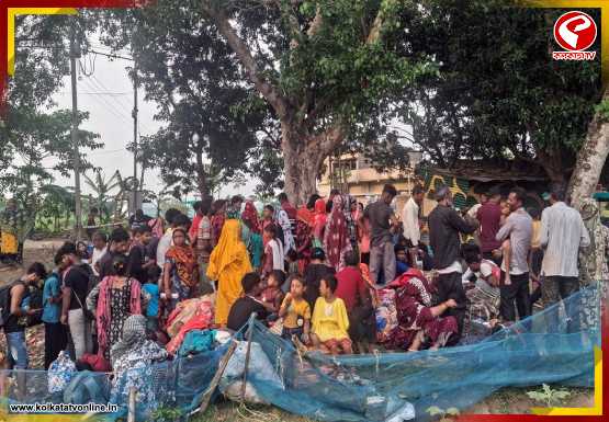 হাকিমপুর সীমান্তে বাড়ছে ভিড়, ফেরার অপেক্ষায় শতাধিক বাংলাদেশি