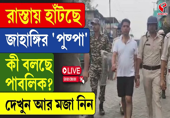 রাস্তায় হাঁটছে জাহাঙ্গির ‘পুষ্পা’, কী বলছে পাবলিক?