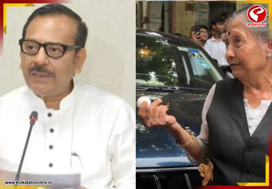 আলিপুর আদালতে অরূপকে ঘিরে ‘ডিম বৃষ্টি’